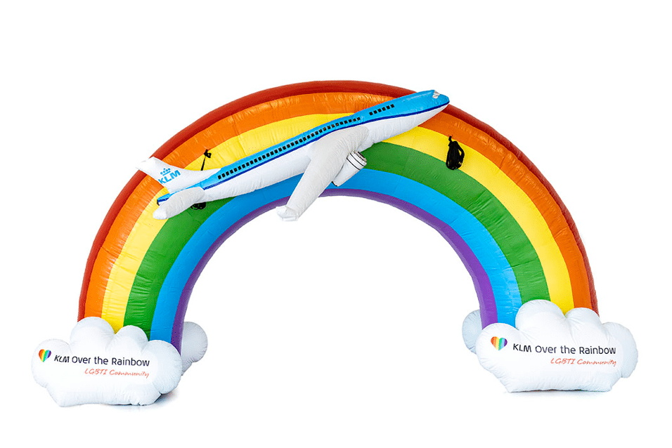 Product afbeelding Rainbow arch with 3D plane